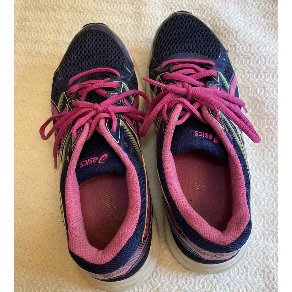 ASICS Gel Contend 3 Women's T5F9Q Athletic Running Shoes Size 9 blue pink green - Picture 3 of 5